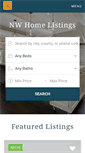 Mobile Screenshot of nwhomelistings.com